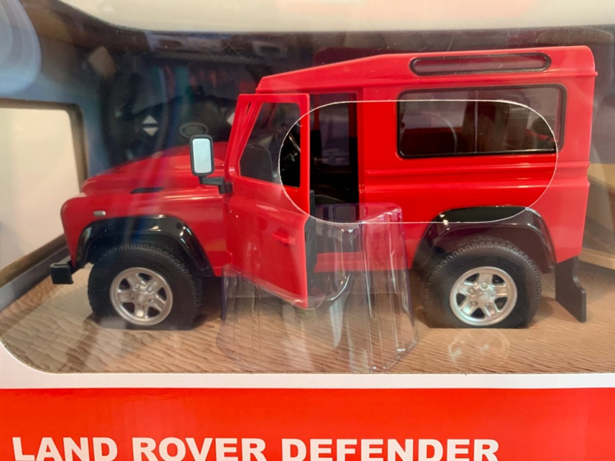 Autko R/C Land Rover Defender Czerwony 114 RASTAR